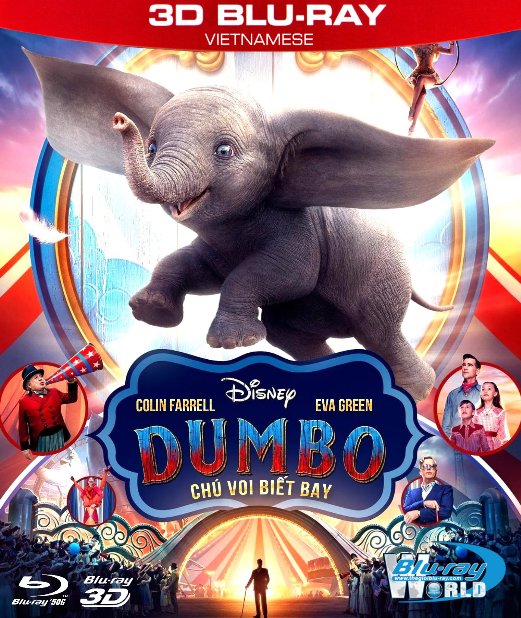 Z282. Dumbo 2019 - Chú Voi Biết Bay 3D50G (DTS-HD MA 7.1) 